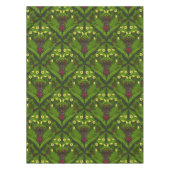 Käfer und Farne, grüne Blätter Tischdecke (Vorderseite)