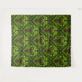 Käfer und Farne, grüne Blätter Wandteppich (Vorderseite (Horizontal))