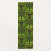 Käfer und Farne, grüne Blätter Yogamatte (Vorderseite)