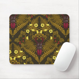 Käfer und Farne Mousepad