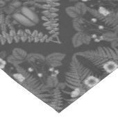 Käfer und Farne, schwarz-weiß Tischdecke (Schrägansicht)