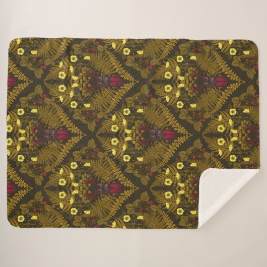 Käfer und Farne Sherpadecke (Vorderseite (Horizontal))