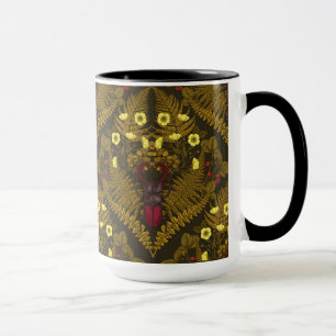 Käfer und Farne Tasse