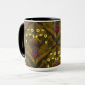 Käfer und Farne Tasse (Vorderseite Links)