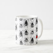 Käfer und Ladybug Kaffeetasse (VorderseiteRechts)