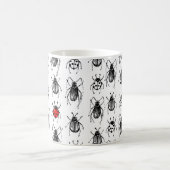 Käfer und Ladybug Kaffeetasse (Mittel)