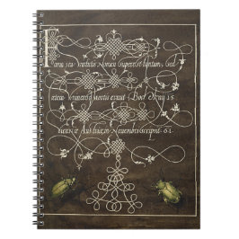 Käfer und Scarab von Mira Calligraphiae Notizblock