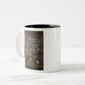 Käfer und Scarab von Mira Calligraphiae Zweifarbige Tasse (Vorderseite Links)
