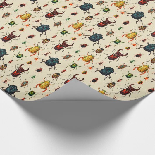 Käfer-Vielzahl Geschenkpapier (Ecke)
