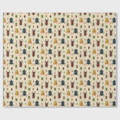 Käfer-Vielzahl Geschenkpapier (Flach)