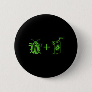 Käfer Vintage Halloween-Film Lustiger Horror-Kostü Button