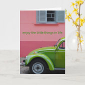 Käfer-Wanzen-Gruß-Karte Karte (Gelbe Blume)