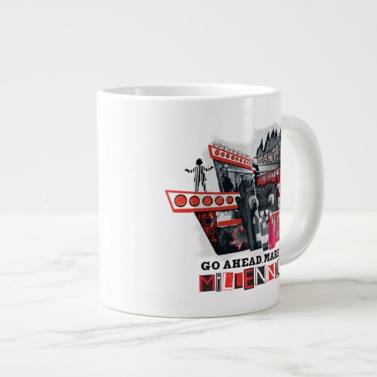 Käfer | Weitermachen Jumbo-Tasse (Vorderseite Rechts)