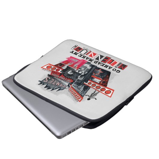 Käfer | Weitermachen Laptopschutzhülle (Vorne Knopf)