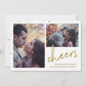 Käfer | Zwei Fotos Feiertagskarte (Vorderseite)