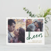 Käfer | Zwei Fotos Feiertagskarte (Stehend Vorderseite)