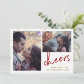 Käfer | Zwei Fotos Feiertagskarte (Stehend Vorderseite)