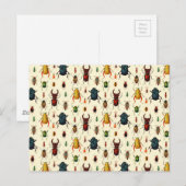 Käferarten Postkarte (Vorne/Hinten)