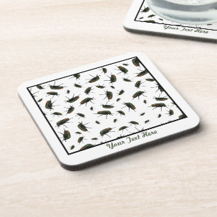 Käferbügel Kunststoff-Untersetzer - Personalisiert Getränkeuntersetzer