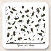 Käferbügel Kunststoff-Untersetzer - Personalisiert Getränkeuntersetzer (Vorderseite)