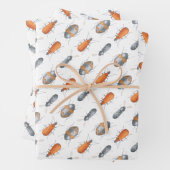 Käferinsektenmuster Geschenkpapier Set (Beispiel)