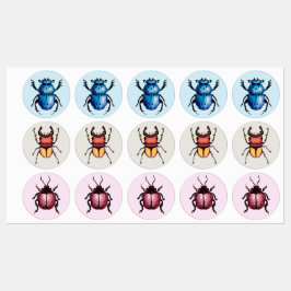 Käferkunst Coole Insekten Entomologie Etiketten
