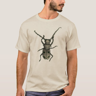 Käferkunst - Naturalistischer Stil Tinte und Aquar T-Shirt