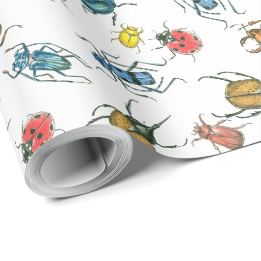 Käferpapier Geschenkpapier (Rolleneckpunkt)