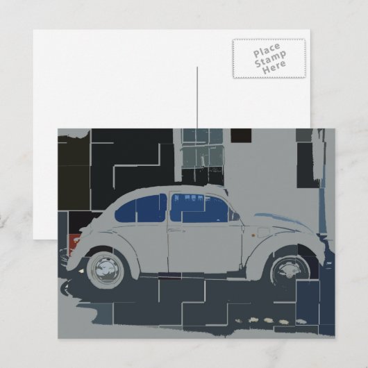 Käferpuzzle Postkarte (Vorne/Hinten)