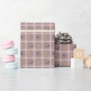 Käfersammler in Lila Geschenkpapier