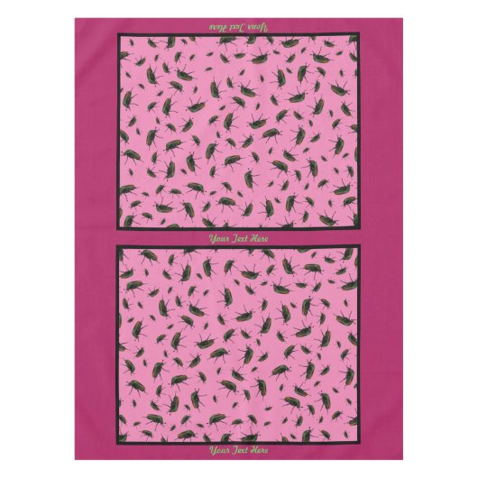 Käfertablette - Fakultative Personalisierung Tischdecke (Vorderseite)