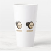 Kaffe 8' Orgelregister Kaffeetüte Milchtasse (Vorderseite)