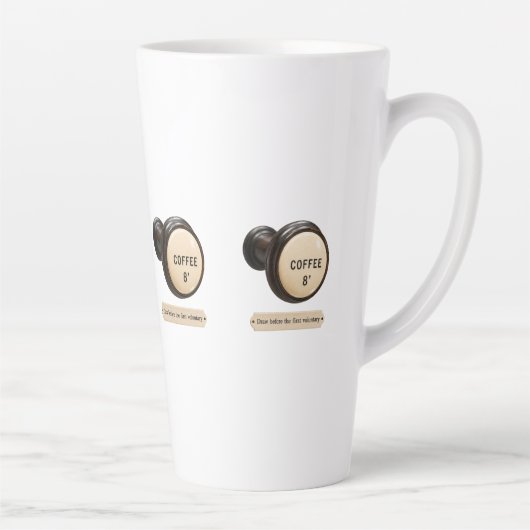 Kaffe 8' Orgelregister Kaffeetüte Milchtasse (Rechts)