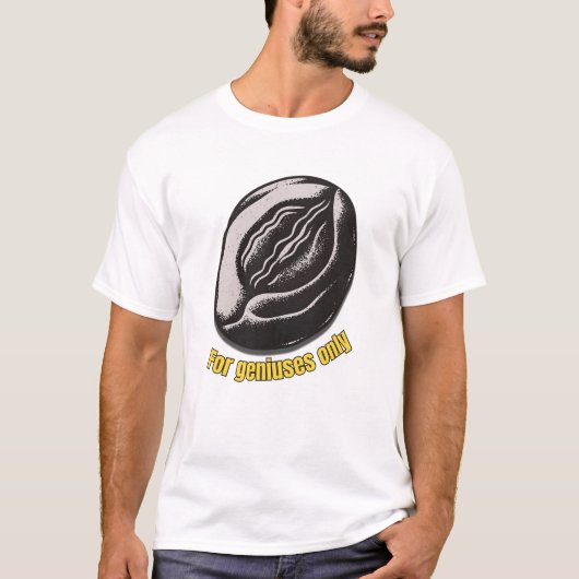 Kaffe für Genies Herren Basic T-Shirt (Vorderseite)