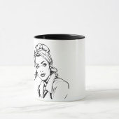 Kaffe-Humor | Lustiger sarkastischer Spruch Tasse (Zentrum)
