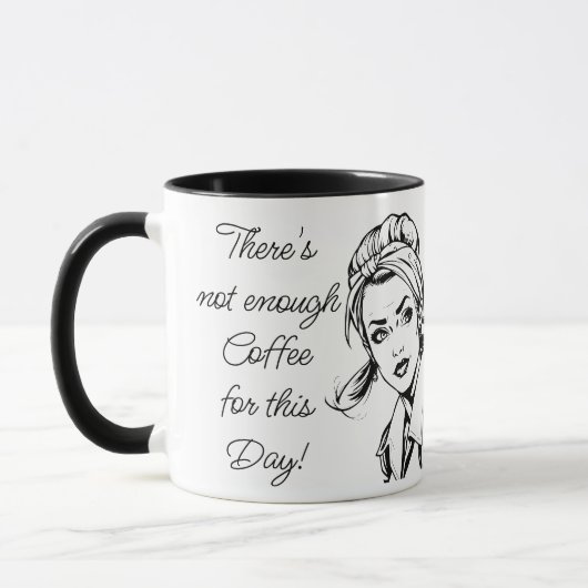 Kaffe-Humor | Lustiger sarkastischer Spruch Tasse (Links)