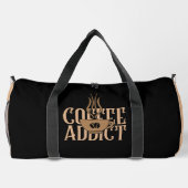 Kaffe Junkie Trinken Duffle Bag (Rückseite)