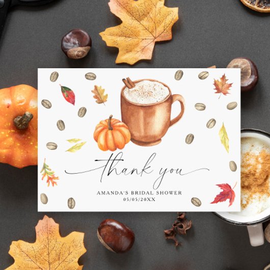 Kaffe Kürbis Danke Brautdusche