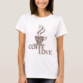 KAFFE-LIEBE T-Shirt (Vorderseite)
