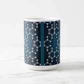 Kaffe Moleküle Klassischer Kaffeebecher Kaffeetasse (Mittel)