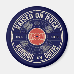 Kaffe Mom, Lustiger Rock-Mom Geschenk, Muttertag Magnet