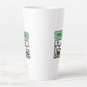 Kaffe-Sucht-Design Milchtasse (Vorderseite)