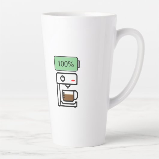 Kaffe-Sucht-Design Milchtasse (Rechts)