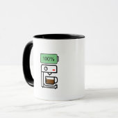 Kaffe-Sucht-Design Tasse (Vorderseite Links)