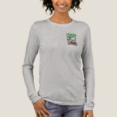 Kaffe-Sucht-Design Tri-Blend Shirt (Vorderseite)