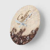 KAFFEBEANS WALL CLOCK RUNDE WANDUHR (Winkel)