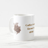 Kaffebohnen-Tasse Kaffeetasse (Vorderseite Links)