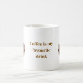 Kaffebohnen-Tasse Kaffeetasse (Mittel)