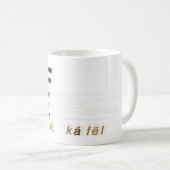 Kaffee |ˈkôfē; ˈkäfē| kaffeetasse (VorderseiteRechts)