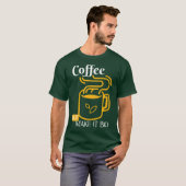 Kaffee, aber machen es bio - nur Öko T-Shirt (Vorne ganz)